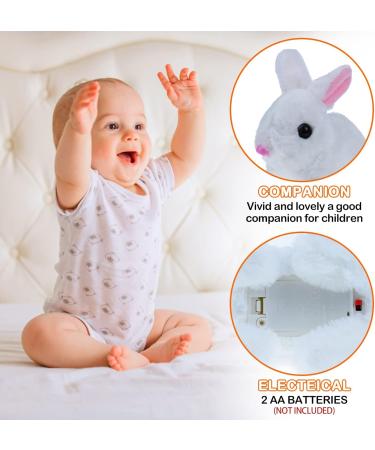 ZBATHTOY Interactive Rabbit Toy for 1-6 Year Old Boys and Girls | Birthday Gift for Toddlers | Educational Pet Toy for Kids Age 6M - Buy Online on GoSupps.com