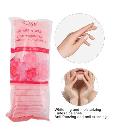Paraffin Wax for Pain Relief & Skin Care - Safe Hand Wax for Home & Beauty Salons (Rose) - Buy Online on GoSupps.com