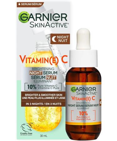 Garnier SkinActive Brightening Night Vitamin-C Serum with Hyaluronic Acid & Vitamin C* Brightening Day Cream with Super Citrus Nourishes and Boosts Skin Glow SkinActive - 50ml - Buy Online on GoSupps.com