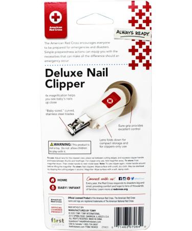 The First Years American Red Cross Deluxe Nail Clipper with Magnifier - Buy Online on GoSupps.com