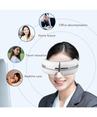 Buy Electronic Eye Massager - Heated Eye Mask for Relaxation & Dark Circle Reduction | International Shipping Available - Buy Online on GoSupps.com