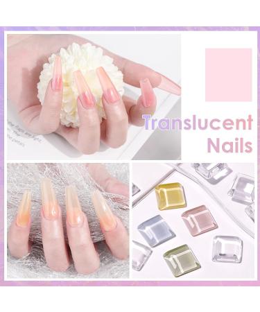 SEISSO Transparent Nude Jelly Gel Nail Polish Set - 6 Sheer Colors for DIY Nail Art - Perfect Gift for Girls and Women - Buy Online on GoSupps.com