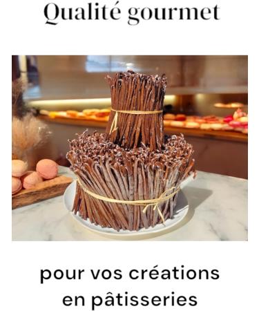 10 Vanilla BOURBON pods from Madagascar Gourmet Selection Fresh and Flexible Vanilla Bean Recyclable Zip Bag Made in Europe - Buy Online on GoSupps.com