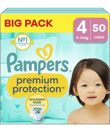 Pampers Premium Protection Gr.4 Maxi 9-14kg Big Pack NEW - Size 4 (50 pieces)