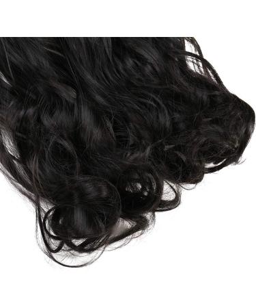 Silk-co 24" One Piece Clip in Hair Extensions (Natural Black) Long Curly Wavy Hairpiece 3/4 Full Head 24 Inch(Curly) Natural Black - Buy Online on GoSupps.com