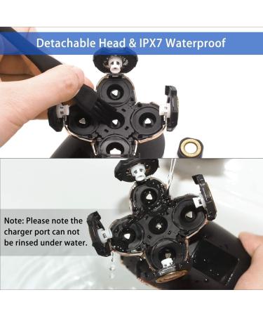 Multifunctional Electric Head Shaver for Bald Men | 5 in 1 Waterproof Grooming Kit - 4D Floating Razor & Clipper - Buy Online on GoSupps.com