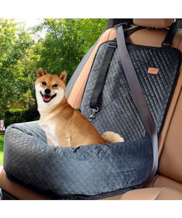 BCOCHAO Dog Car Seat - Safe and Comfortable Pet Booster Seat for Travel - Easy to Clean - Gray - Buy Online on GoSupps.com