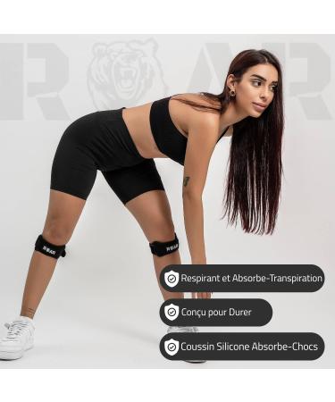 Roar Pack of 2 Knee Pads Knee Strap Knee Tendonitis Epitact Knee Pads Knee Pads Knee Support Knee Support for Sports ( - Buy Online on GoSupps.com