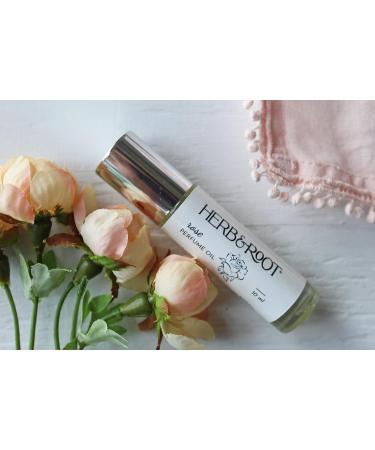 Herb & Root Rose Oil Rollerball (Roll On) Perfume 10 ml | Traditional English Tea Rose Perfume for Women Rose Perfume Oil - Buy Online on GoSupps.com