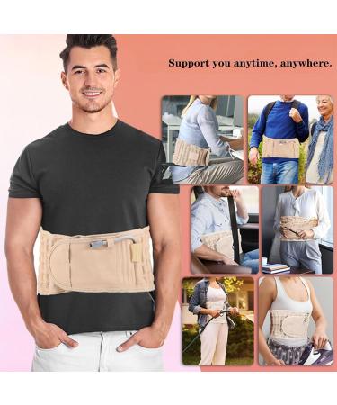 Decompression Back Belt - Inflatable Back Brace for Lower Back Pain Relief | Spinal Air Traction Device for Herniated Disc (29-49 Inch Waists - Buy Online on GoSupps.com