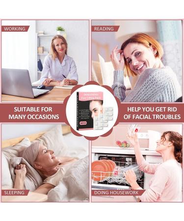 Instant Face Lift Tape Invisible Waterproof Solution for Facial Wrinkles & Saggy Skin | 8 Pieces for Flawless Makeup - Buy Online on GoSupps.com