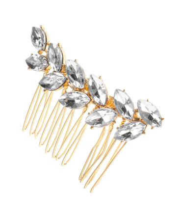 FRCOLOR Fashion Diamond Hair Accessories Wedding Hair Clip Glitter Hair Clip Hair Toppers for Women Hair Bows for Women Wedding Decoration Hair Comb for Girls Hair Combs Fashion
