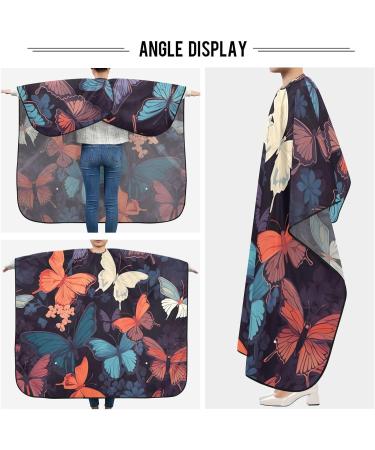 Kigai Butterfly Leaf Barber Cape - Waterproof Adjustable Hair Cutting Cape for Men & Women | Professional Salon Hairdressing Gear - Buy Online on GoSupps.com