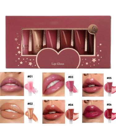 Lip StainHigh Gloss Moisturizing Lip Care Lip Gloss with Long Lasting Hydration Volumizing and Nourishing for Women and Girls for Beauty Parties Dating and Gatherings - Buy Online on GoSupps.com