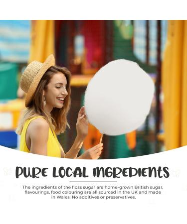 Baking Beauty and Beyond Premium 800g Coconut Flavour Floss Sugar - Natural Ingredients for Cotton Candy - Bulk Flossing Sugar for Every Occasion - Buy Online on GoSupps.com