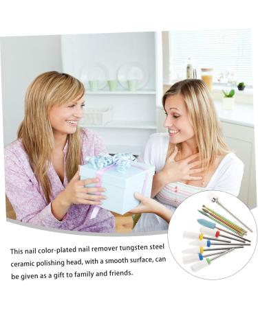 FRCOLOR Drill nail polisher nail smoothing drill nail cuticle drill heads Nail Art Drill Bit Electric Nail Drill Nail Drill Bit kit de manicura Nail Polishing Tools acrylic clean Nail - Buy Online on GoSupps.com