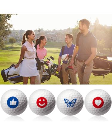 Personalized Golf Ball Stamp Set - Custom Golf Ball Marker for Golfer | Uoeo 4 Pieces Golf Ball Stamper | Ideal Gift for Golf Learners - Buy Online on GoSupps.com
