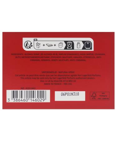 Karl Lagerfeld Rouge for Women - 2.8 oz EDP Spray - Buy Online on GoSupps.com