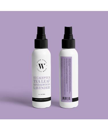 W by Wallford Natural Lavender Room Spray - 4 oz Pure Essential Oil Pillow Mist, Linen & Bedding Spray for Aromatherapy Sleep - Buy Online on GoSupps.com