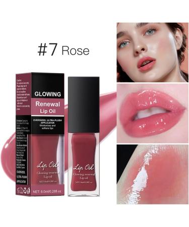 Lip Oil for Hydrated and Repaired Lips 7 Colors Liquid Lipstick Suitable for School Office and Outdoors Liquid Lipstick - Buy Online on GoSupps.com