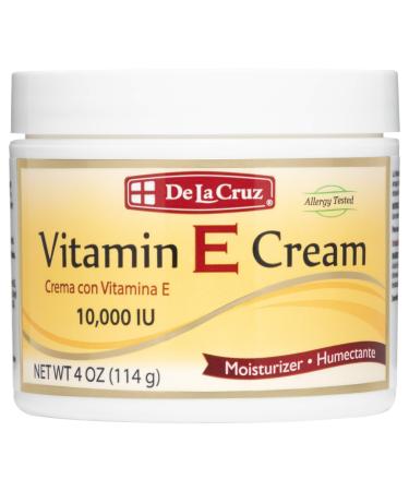 De La Cruz Vitamin E Cream 10000 IU 4 oz (114 g)
