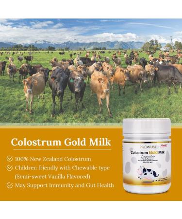 (Pack of 2) Hi Well Premium Grass-Fed Colostrum Gold Milk 200Tablets - Buy Online on GoSupps.com