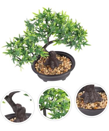 Zerodeko 2pcs Welcome Pine Flower Pot Houseplants Live Indoor Home Desk Fake Bonsai Desk Top Decor Interior Decor Simulation Green Plants Simulation Tree Office Plastic Flower Household - Buy Online on GoSupps.com