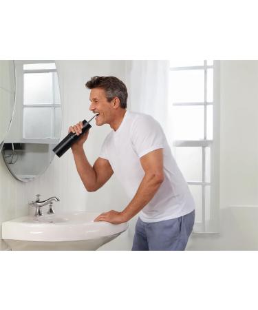 Bigsmile Black Mini Water Flosser - Cordless Oral Irrigator for Kids Travel & Sensitive Gums - Dentist Recommended - Buy Online on GoSupps.com
