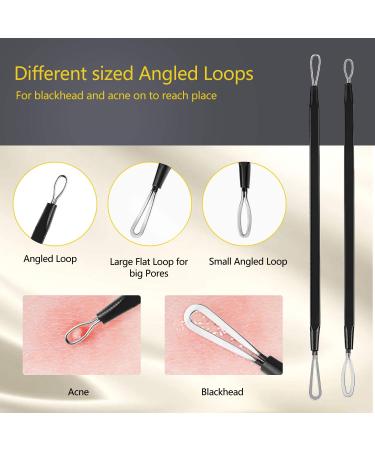 13 Pcs BAbuGIG Pimple Popper Tool Kit for Acne and Blackhead Removal - Comedone Extractor Set for Quick Pimple Extraction and Blemish Removal - Buy Online on GoSupps.com