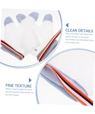 Valiclud Anti-Eating Gloves | 2 Pairs of Children s Control Toys | Thumb Protector & Nylon Baby Ring for Toddlers - Buy Online on GoSupps.com