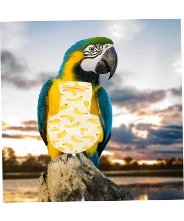 Buy PopetPop Parrot Flight Suit - Adjustable Cotton Diaper Clothing for Birds | Yellow 2-Pack - Buy Online on GoSupps.com