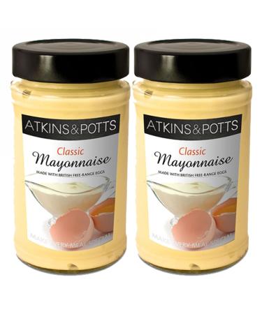 Atkins & Potts Classic Mayonnaise 200g | Pack of 2