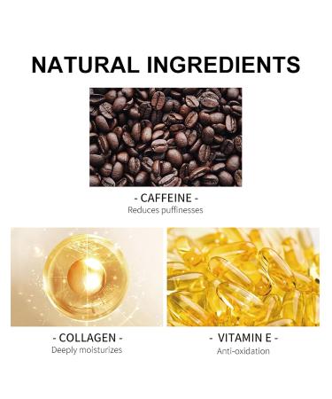 Grospe Caffeine Eye Cream for Puffiness and Bags Under Eyes Daily Anti-Wrinkle Cream Collagen Peptide Eye Cream Day and Night Reduce The Look Of Aging Line Smoothing Skin Care 1.7 FL OZ 1 Pack - Buy Online on GoSupps.com