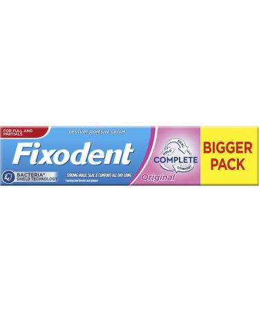 65g Fixodent Complete Denture Adhesive Cream - 10X Stronger Hold, Improved Comfort & Foodseal - Original Mint - Pack of 1 - Buy Online on GoSupps.com