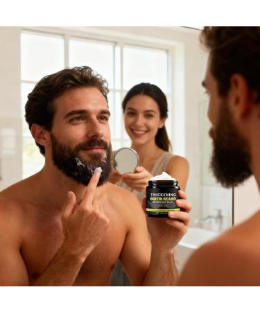 Beard Butter - Softens & Moisturizes Naturally Scented Mustache Smoothing Balm 120ml For Dry Sensitive and Oily Skin Ideal for Travel Styling Home Weekends and - Buy Online on GoSupps.com