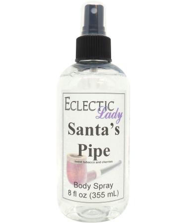 Santa's Pipe Body Spray 8 ounces Body Mist for Women with Clean Light & Gentle Fragrance Long Lasting Perfume with Comforting Scent for Men & Women Cologne with Soft Subtle Aroma For Daily Use 8 Fluid Ounces