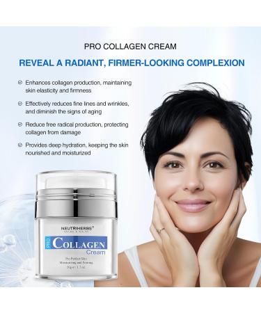 Neutriherbs Face Cream - Collagen Moisturizer for Black Spots & Fine Lines | 1.7OZ | International Shipping - Buy Online on GoSupps.com