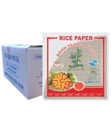 BAMBOO TREE - Rice paper triangle. (Frying) - 36 X 400 GR - Multipack 400 GR (36 pack) Triangle - Frying