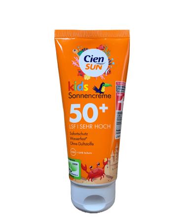 CIEN Sun Kids Sunscreen SPF 50 + Very High Fragrance Free 100 ml - Buy Online on GoSupps.com