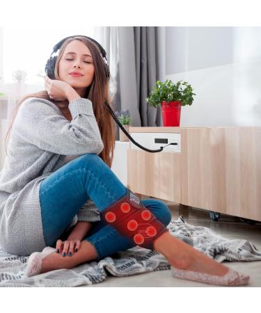 UTK Jade Infrared Heating Pad Wrap - Far Infrared Therapy for Wrist, Elbow, Leg, Arm - 47 X 2.4 with 8 Jade Stones - Auto Off, MEM Function - 1 Count - Buy Online on GoSupps.com
