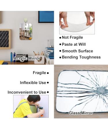 JUNEBRUSHS 2 Pack Medium Shower Mirror for Shaving - Fogless & Shatterproof - Wall Hanging/Handheld Makeup - Men's Portable Travel Camping Mirrors - 6x8 Inches - Buy Online on GoSupps.com