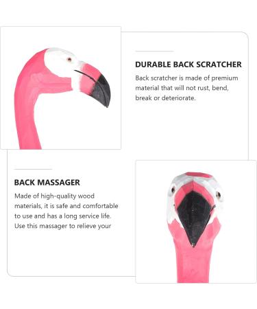 Amosfun Handmade Back Scratcher - Therapeutic Massage Device for Itching Relief & Body Relaxation - Perfect Gift with Flamingo Design - Buy Online on GoSupps.com