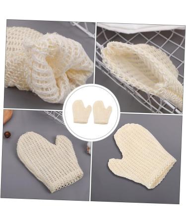 Beavorty 2pcs Scrub Gloves - Bath Mitts and Towels for Shower and Bathroom Cleaning - Buy Online on GoSupps.com