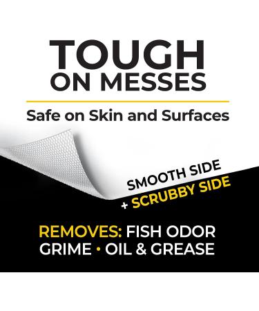 Grime Boss Fishing Wipes (5 x 24ct) - Removes Dirt, Cleans Hands, Rods, Reels, Tackle Boxes | Eliminates Fish Odor, Slime & Oil - Buy Online on GoSupps.com