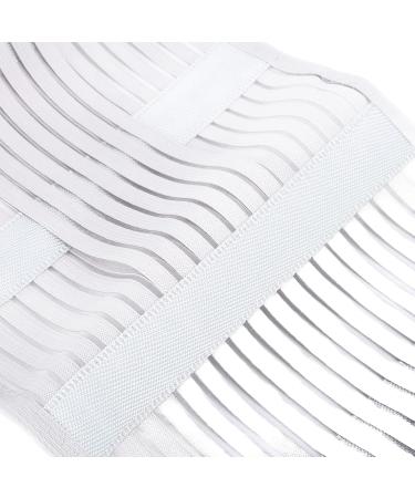 Yuecoom Compression Back Bandage | Breathable Adjustable Elastic Waist Support Belt for Back Pain Relief | Ideal for Herniated Disc Sciatica Scoliosis | Sports Protection (Gray) - Buy Online on GoSupps.com
