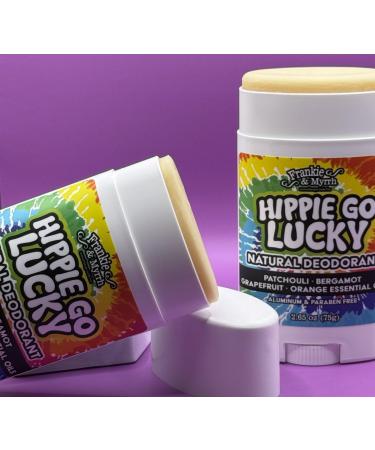 Buy Frankie and Myrrh Hippie Go Lucky Natural Deodorant 2-Pack | Aluminum-Free Patchouli Bergamot Grapefruit Orange - 2.65 OZ Each - Eco-Friendly & Vegan - Buy Online on GoSupps.com