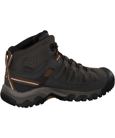 KEEN Men's Targhee 3 Mid Waterproof Hiking Boots 10.5 Black Olive/Golden Brown - Buy Online on GoSupps.com