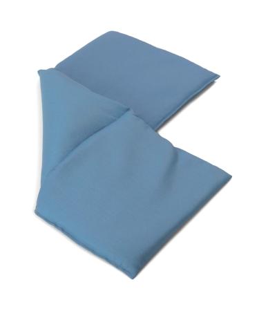 Spelt pillow 50x20cm large 3-chamber light blue - grain pillow spelt grain - heat pillow and cold pillow (20x50 cm)