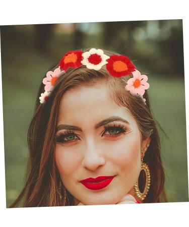 Holibanna Flower Headband Crochet Bandana for Women Crochet Bandana Headband Headscarf for Girl Bandana Headbands Women Hair Accessories Head Bandana for Women Hair Bandana Crochet Headbands - Buy Online on GoSupps.com