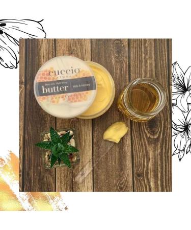 Cuccio Naturale Butter Blends Milk & Honey Body Cream - Ultra-Moisturizing 8 Oz for Dry Skin Repair - Buy Online on GoSupps.com